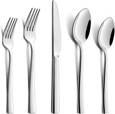 Besteck Set, 60-Teiliges Besteckset Für 12 Personen Mit Messer Gabel Löffel, Ede
