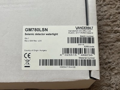 Vanderbilt GM780LSN