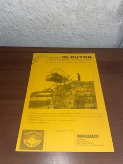 brochure prospekt PROSPECTUS CHARGE BOTTE GLOUTON MAILLEUX tracteur ih someca