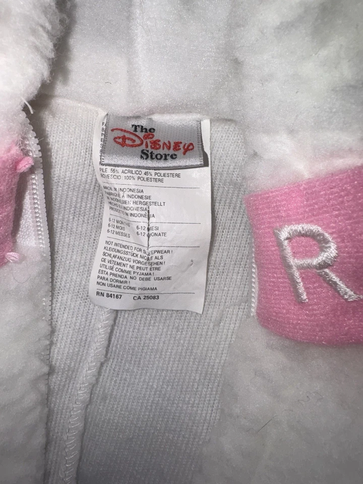 Disney Store Catalog Aristocats Marie White Kitten Cat Halloween Costume Sz6-12m - Image 4 of 4