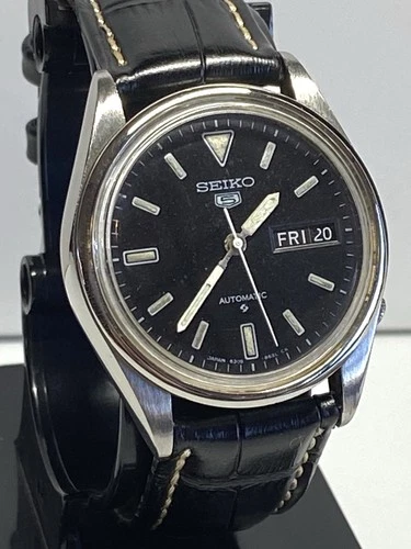 Vintage Seiko 5 Automatic 17 Jewels 6309 Cal. Day/Date Men's Watch Runs, 6J