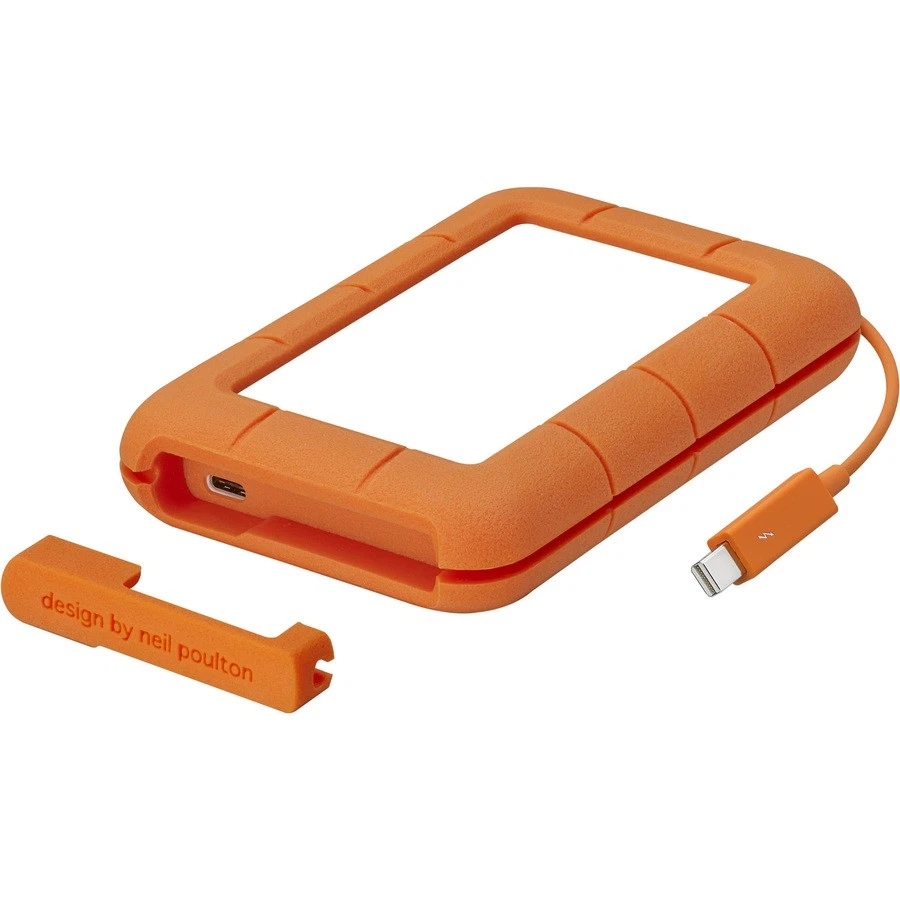 Lacie STFR5000800 Seagate Lacie Rugged Mini 5tb Usb 3.1 Type C Orange W/ Data - Image 3 of 4