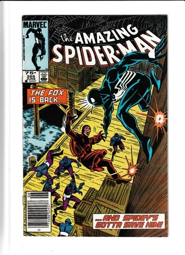 *💥WOW👀* Amazing Spider-Man #265 Newsstand Variant 1st Appearance Silver Sable!