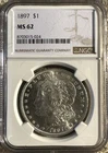 1897 Philadelphia Morgan Silver Dollar Beautiful Luster Light Tones