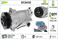 Klimakompressor FÜR Opel Astra J (P10) - Valeo 813410