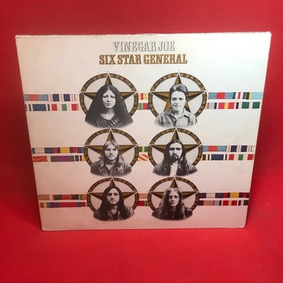 VINEGAR JOE Six Star General 1973 UK vinyl LP + INNER Elkie Brooks Robert Palmer
