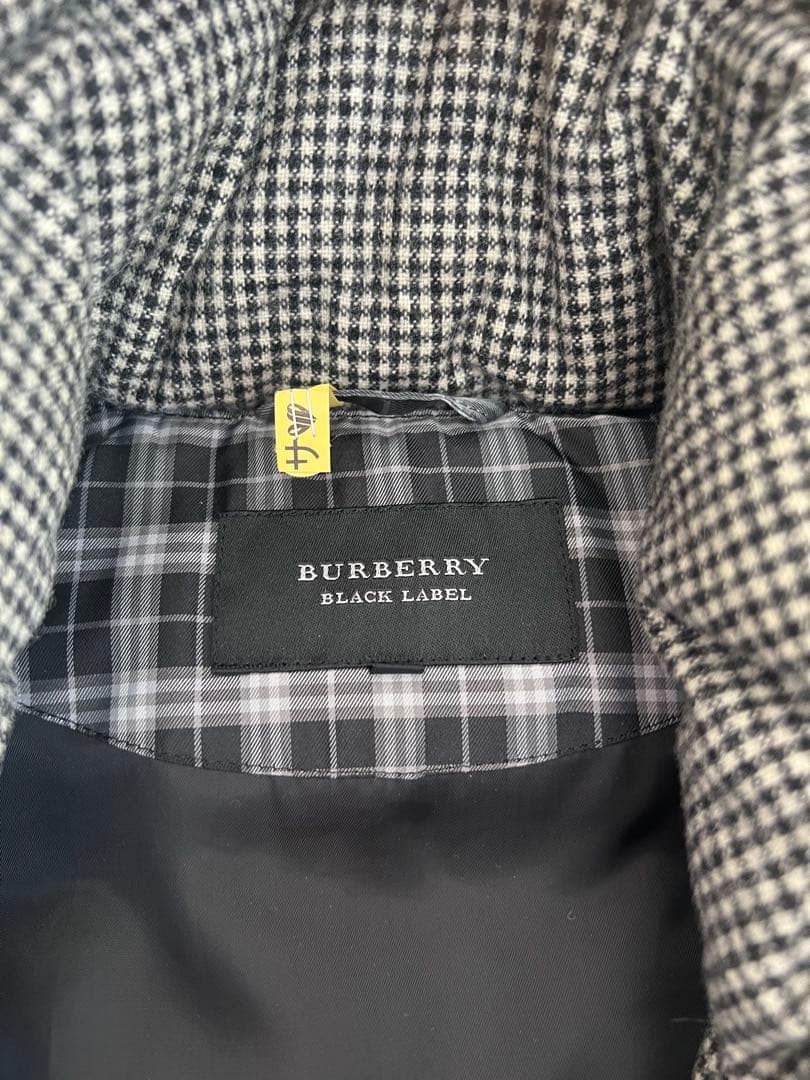 BURBERRY BLACK LABEL Checked Pattern Down Jacket … - image 7