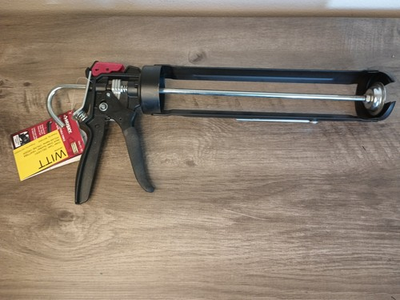 #ad Husky Heavy Duty 29 oz Adjustable High Low Force Drip Free Caulk Gun Brand New $21.99