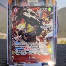 Bandai One Piece Krieg OP15-008 Super Rare Holo ALT ART 9000 Power Rush SR FLIP!