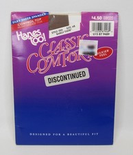 Hanes Too Classic Comfort Pantyhose  Sz AB  Barely There  Spandex Control Top