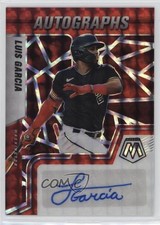 2022 Panini Mosaic Choice Fusion Prizm Luis Garcia V #AM-LG Auto 0x4v