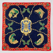 Vintage Celine Handkerchief Neckerchief Bandana Pocket Square