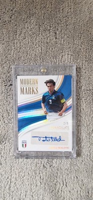 2023-24 Panini Immaculate Paolo Maldini Modern Marks Auto 2/5 Italy