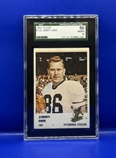 1961 Fleer Set-Break #120 Jimmy Orr SGC 4 VG/EX Pittsburgh Steelers