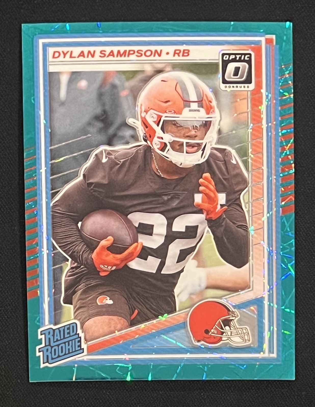 2025 Donruss Rated Rookie Dylan Sampson #238 Optic teal velocity  (RC)