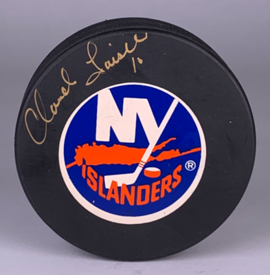 Claude Loiselle New York Islanders Autographed Signed Hockey Puck