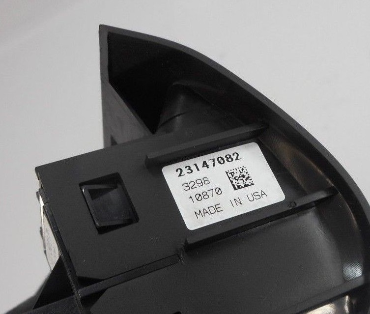 14 Cadillac XTS Emergency Parking Brake Dimmer Control Switch W/ Trim