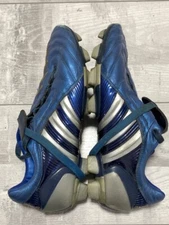 Adidas Predator Pulse FG Blue Football Soccer Cleats US10 1/2 UK10 EUR44 2/3 