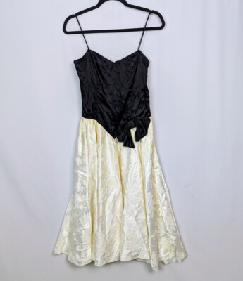 slim fit dress slacks Fit and Flare Dress w/ Lace Contrast main image 0