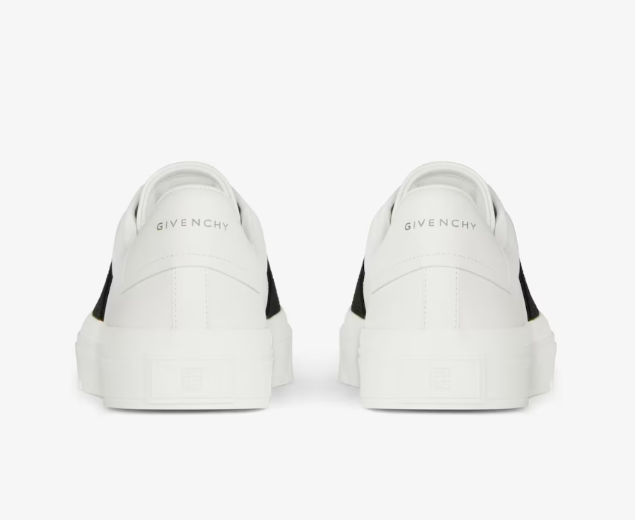 Givenchy Black/White Leather City Court Sneakers 2024 EU  display picture 3