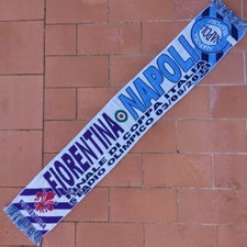Sciarpa FIORENTINA⚽NAPOLI finale coppa italia 2014 football club scarf Maglia