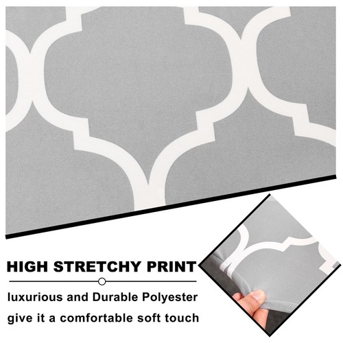 Fitted Round Tablecloth Waterproof Round Picnic Tablecloth Spandex Stretch El... - Picture 2 of 8
