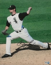 Boone Logan signed Chicago White Sox 8x10 photo autographed MLB Authenticated