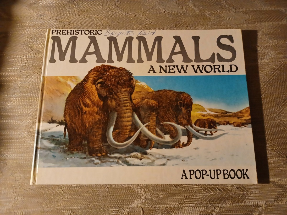 Prehistoric Mammals A New World Pop Up Book 1986 1st