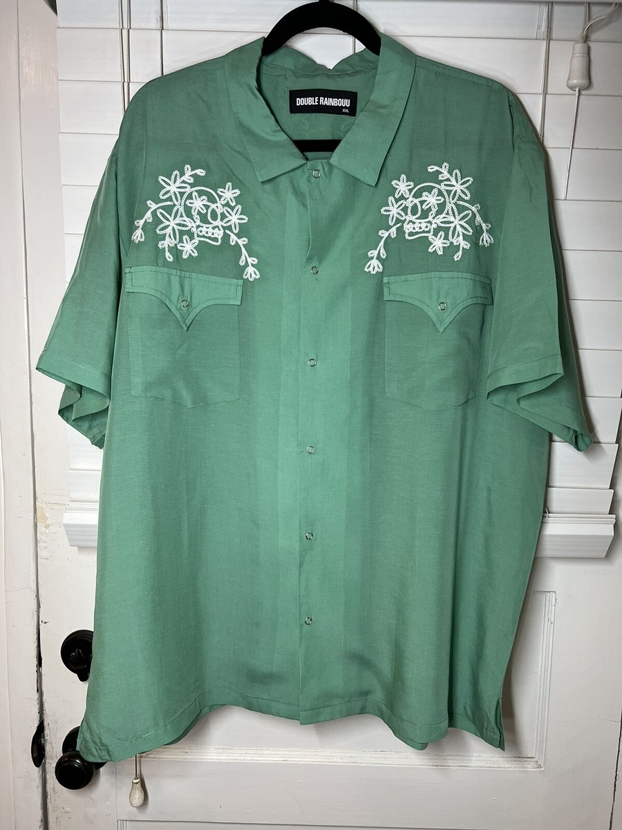 Hawaii shirt double rainbouu shirt DOUBLE RAINBOUU x SUB-AGE の