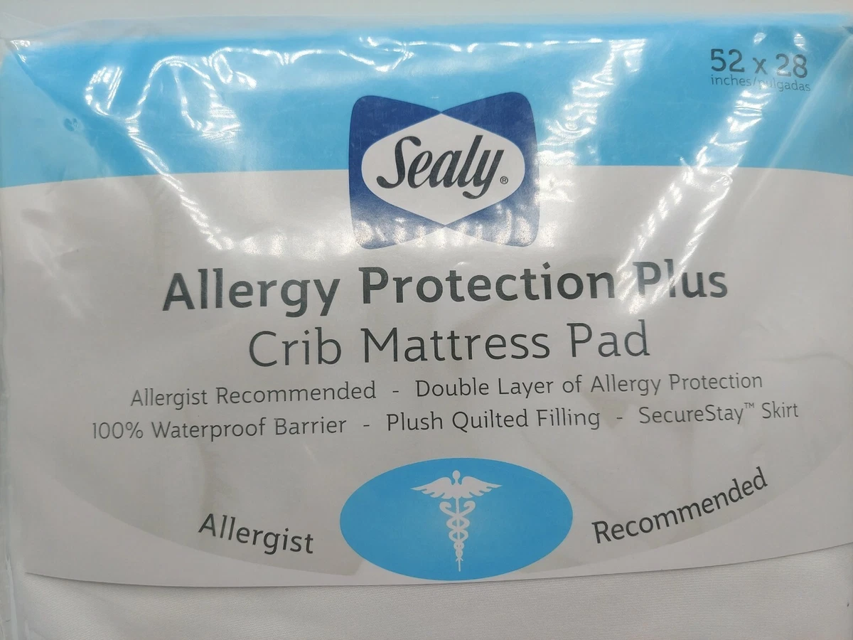 Sealy allergy protection crib mattress pad cheap