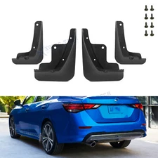 4PCS Mud Flap Splash Guard Fender Protector Kit For Nissan Sentra Sedan 2020-24