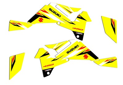 Suzuki LTR 450 Quadracer Graphics kit Decals fits 2006 - 2014 YELLOW  style #01