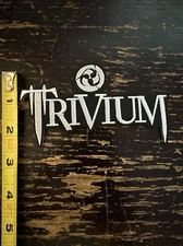 Trivium (Embroidered Iron on patch) Punk/Rock/Metal/Music/Art