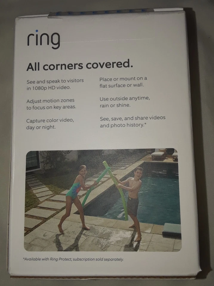 RING New & Sealed: STICK UP CAM BATTERY, Wireless Indoor/Outdoor Camera 1080p HD - Image 2 of 4