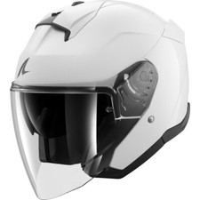 SHARK Skwal JET Blank Perlweiß Helm Motorrad Roller Jethelm 22.06 XL 61/62