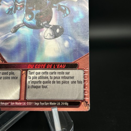 Bakugan WATER SIDE Metal Gate Card COPPER 2011 BA1369-GA-SM-GBL 24/48g IMPRINTED - Picture 2 of 8