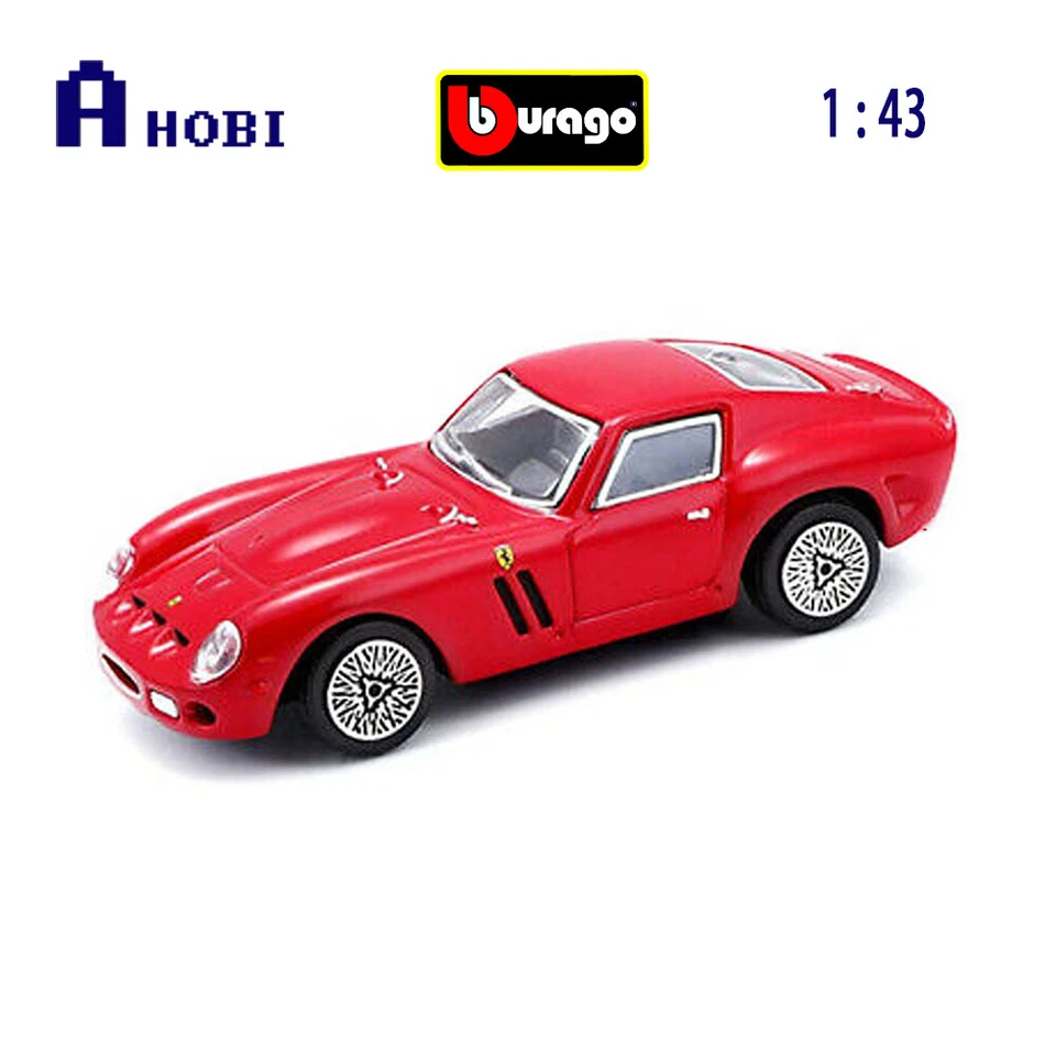 Bburago 1:43 Scale Race & Play Ferrari 250 GTO Model Car Diecast Collectible