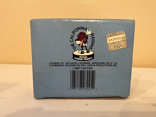 CO317 De colección 1987 The California Raisins Fingertronic Puppet Theatre Juguetes Doblables - Imagen 7 de 7