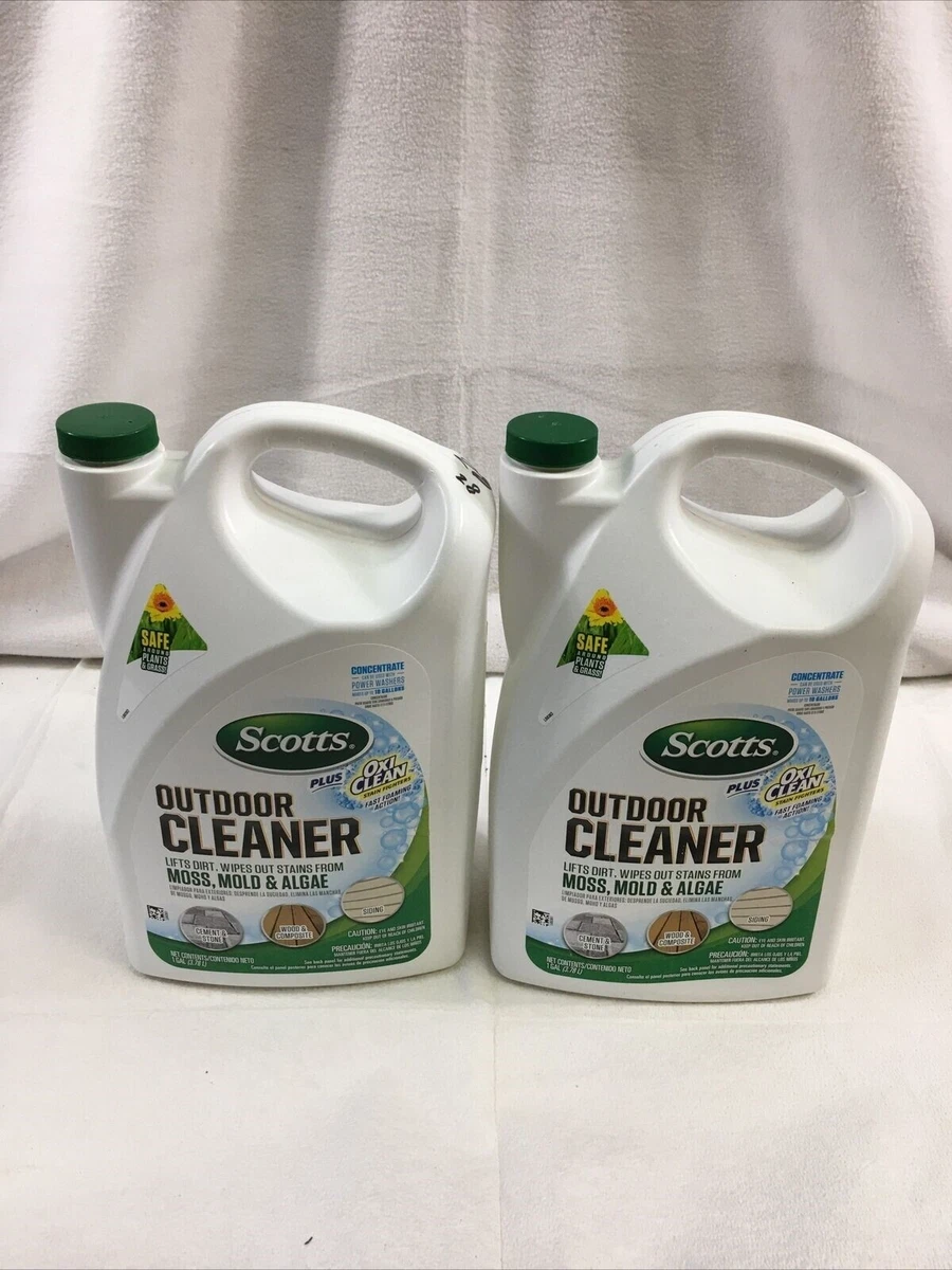 Scotts Outdoor Cleaner Plus OxiClean Concentrate 1 gal. LOT OF 2