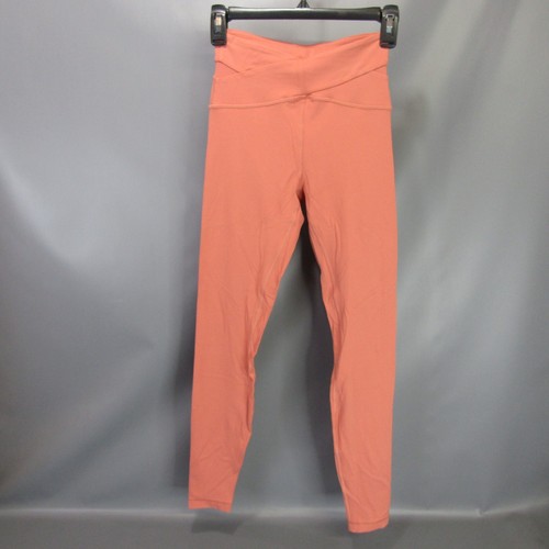 Lululemon Aligned Angles Super High Rise Leggings Women's Size 4 Rustic Coral