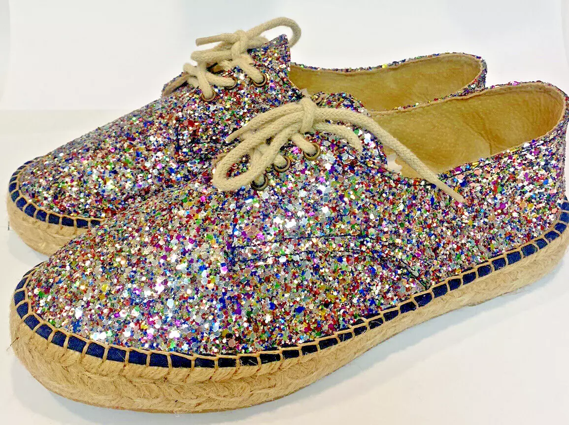 Glitter espadrilles new arrivals
