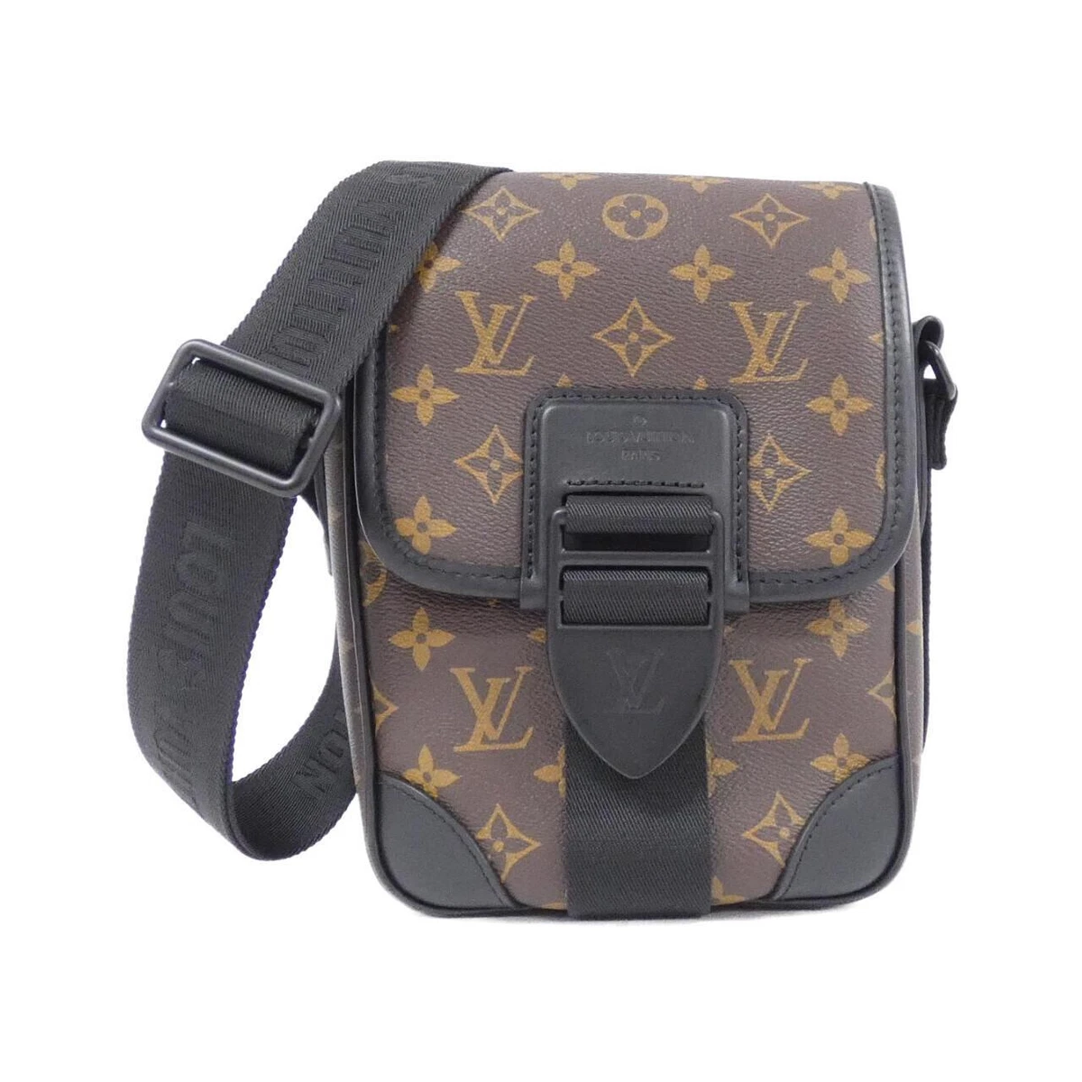 Authentic LOUIS VUITTON Monogram Macassar Archy Messenger PM 