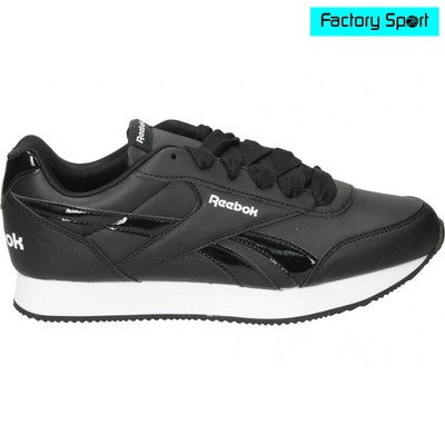 Reebok Royal CLJOG 2 negro zapatillas deportivas moda casual para niña y  mujer | eBay