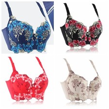 Women's Bra Super Boost Thick Padded Add 2 Cups Push Up Bra Underwire Brassiere