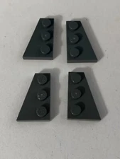 LEGO Parts (4pcs) 2x3 Right & Left Wing Plates /Wedges, 43722 43723 Choose Color