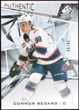 2021-22 SP game used chl Connor Bedard TRUE prospect 26/98!!  XRC
