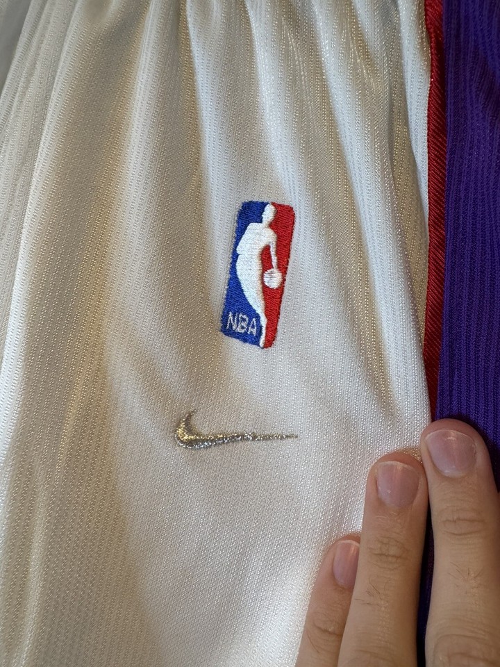 Toronto Raptors Nike Shorts NBA Authentic Dri-Fit Vince Carter Sewn Men ...