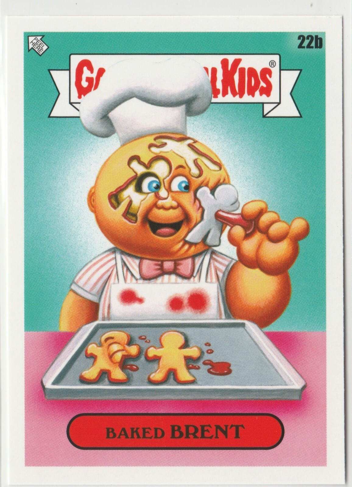 Baked Brent #22b Garbage Pail Kids GPK 2021 Food Fight Trading Card