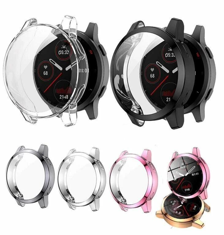 Protective Silicone Case Cover For Garmin Venu 2/2S/Vivoactive 4/4S Watch AEU
