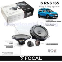 "Vordere Lautsprecher Focal Plug & Play Is Rns 165 2-Wege 60W Rms 4Ω Schwarz 4\""